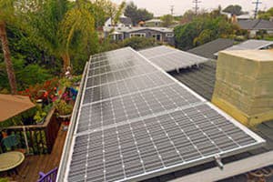 Photo of Botte solar panel installation in South Park