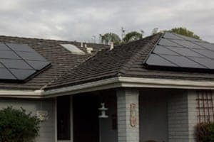 Photo of Boucher solar panel installation in Vista