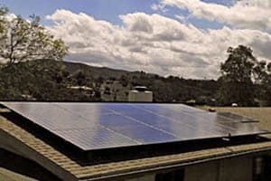 Photo of Eversole solar panel installation in Vista