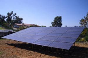 Photo of Keene solar panel installation in Vista